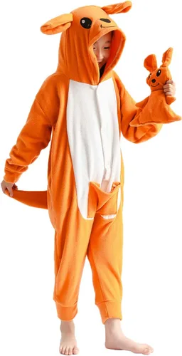 Miniatura 2 de Pijama unisex de una pieza para niños, disfraz de animal para cosplay de Navidad, Halloween