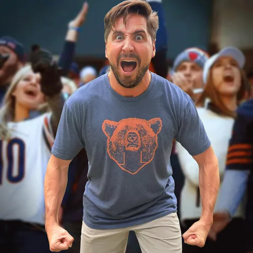 Miniatura 6 de Camiseta estampada a mano con diseño de oso