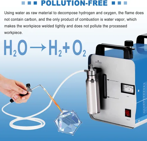 Miniatura 3 de Pulidor de llama de acrílico Oxy-Hydro Generador Soldador de agua Pulidor de llama 75L/H Máquina pulidora de llama de acrílico (H160)
