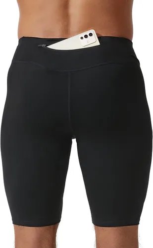 Miniatura 2 de MIZOK Pantalones cortos de compresión elásticos para hombre con bolsillo