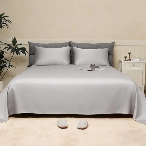 Miniatura 2 de MURT Pure Bamboo, juego de sábanas tamaño King de 100% viscosa de bambú, 400 hilos, refrescante y suave como la seda, certificado Oeko-TEX, bolsillo