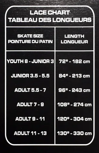 Miniatura 5 de Elite Hockey Prolace - Cordones encerados para patines de hockey (un par)