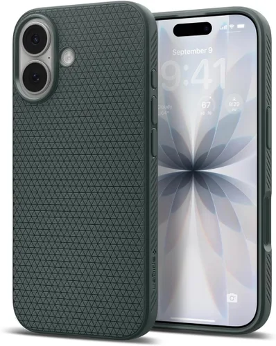 Miniatura 53 de Spigen Liquid Air - Funda diseñada para iPhone 13 (2021), color negro mate