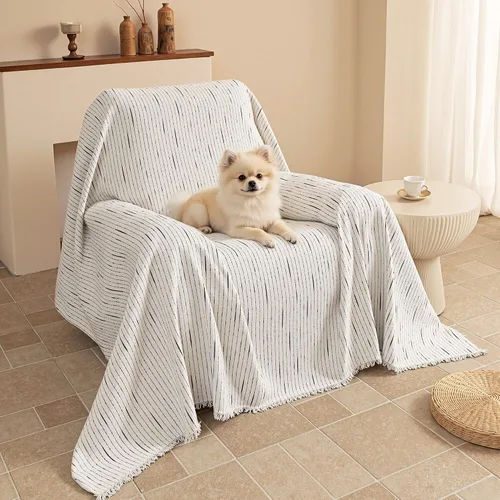 Miniatura 23 de MYSKY HOME Fundas para sillón, funda para silla reclinable, color beige, fundas de sofá para sofá modular en forma de L, fundas de sofá de gran
