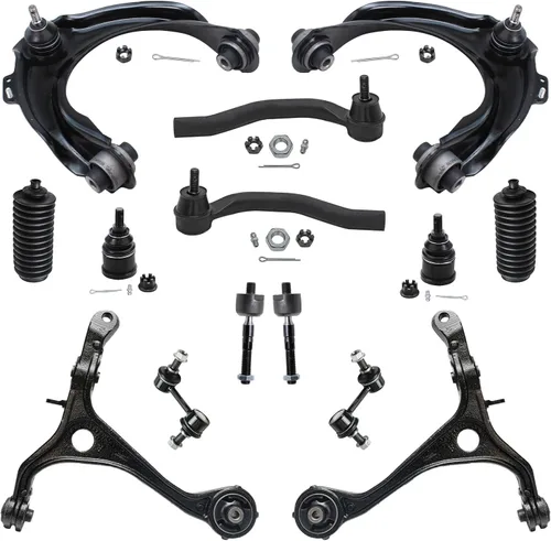 Miniatura 80 de Detroit Axle - Kit de suspensión frontal de 16 piezas para RWD Chrysler 300 Dodge Charger Challenger Magnum 6 brazos de control con rótulas 2