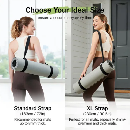 Miniatura 7 de Slim Panda Yoga Mat Straps for Carrying, Adjustable Yoga Mat Carrier Sling Fits All Mats(Mat Not Included)