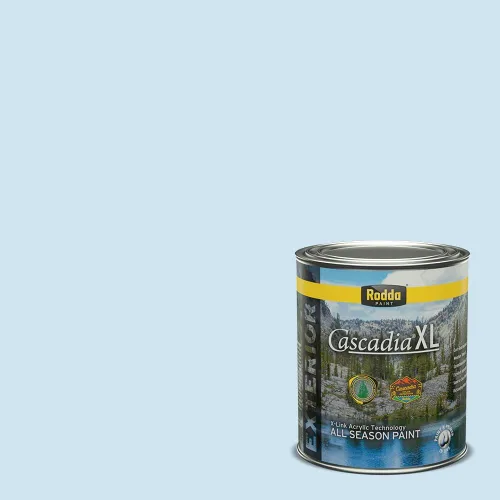 Miniatura 123 de Rodda Paint CASCADIA ZERO - Pintura e imprimación semibrillante para interiores en uno, 1 galón, azul huevo huevo azul