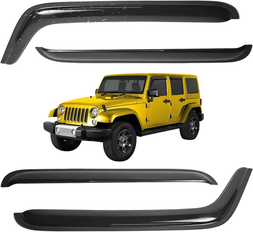 Miniatura 39 de Viseras para ventanas para Mazda 3 Sedán 4 puertas 2004 2005 2006 2007 2008 2009 estilo JDM Mugen, deflector de viento, protector solar y de lluvia