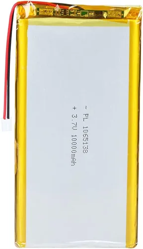 Miniatura 21 de 3.7V 2000mAh Batería 103450 Li-ion Li-ion recargable Li-ion Li-Po Batería con 2P PH 0.079 in Pitch Connector
