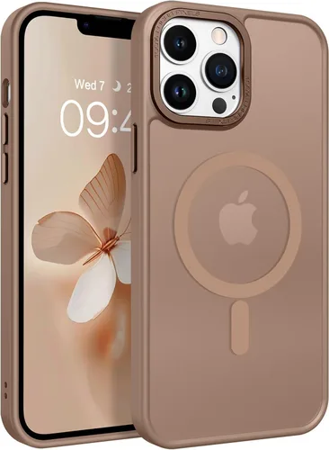 Miniatura 11 de BENTOBEN Funda magnética para iPhone 13 Pro Max, [Compatible con MagSafe] translúcida mate esmerilada, antihuellas, delgada, a prueba de golpes