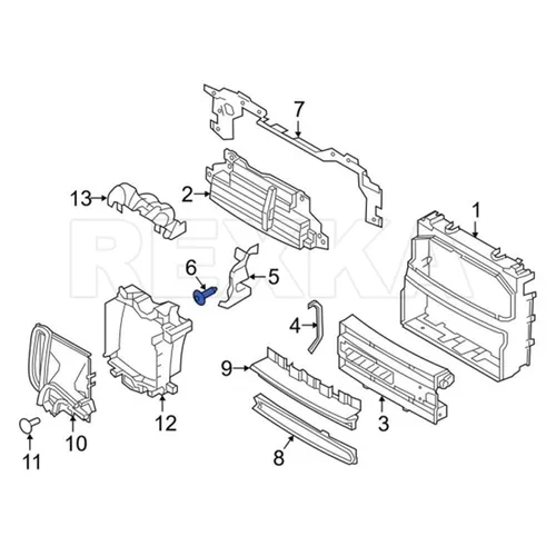 Miniatura 5 de Rexka 20 unids Splash Shield Fender Liner Bumper Cover Retenedor Clips ANR2224 para Land Rover Defender 110 90 Discovery Freelander LR3 LR4 Range