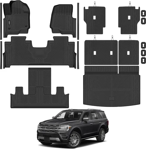 Miniatura 63 de Alfombrillas de piso Naibeve para Ford Edge 2015 2016 2017 2018 2019 2020 2021 2022 2023 2024 2025 - Ajuste personalizado para todo clima
