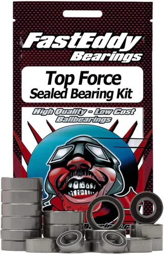 FastEddy Bearings Compatible con el kit de rodamientos sellados Tamiya Top Force (DF-01)