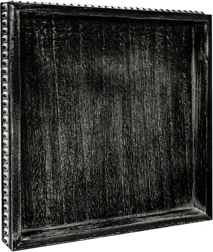 Miniatura 19 de MAONAME Bandeja de Madera para Servir, Bandeja de Madera Estilo Granja con Cuentas, Bandeja Octogonal para Servir Blanca Lavada, Bandeja de Mesa