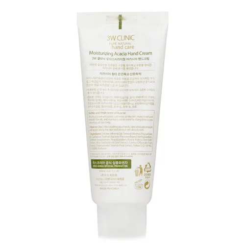 Miniatura 3 de 3W Clinic Crema de manos, acacia, 3.38 onzas