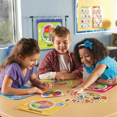 Miniatura 2 de Learning Resources Healthy Helpings A Myplate Game, 2-4 jugadores, juego de 56 piezas, a partir de 4 años