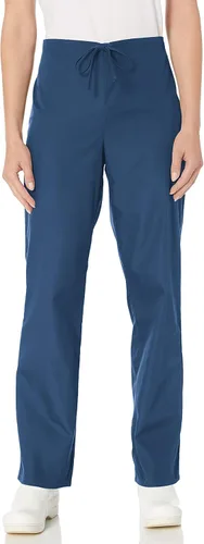 Miniatura 4 de Cherokee Men and Women Scrub Set, Modern Fit V-neck Scrub top with Mid Rise Drawstring Pants WW530C