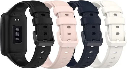 Miniatura 10 de Senter Correa de silicona suave de liberación rápida para reloj inteligente Huawei Band 7 Pro 4 unidades-g