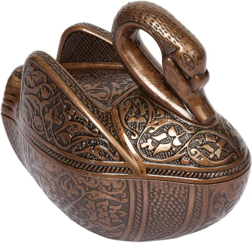 Miniatura 12 de Alisveristime Azucarero de latón recubierto hecho a mano con tapa, plato para caramelos, soporte para sal para barra de café (Kugu Big Bowl)