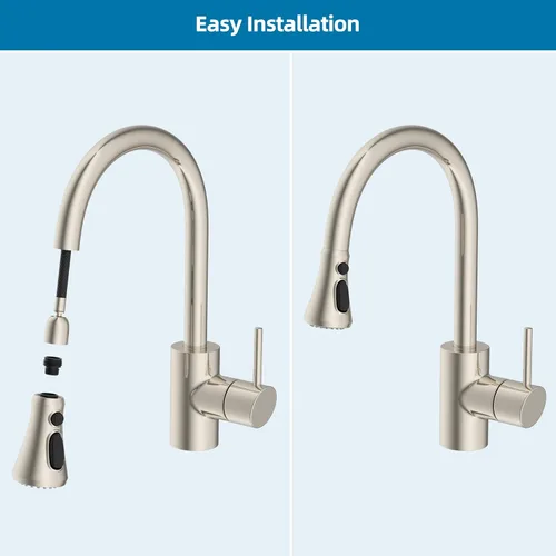 Miniatura 6 de Repuesto universal de cabezal de grifo de cocina compatible con grifo Kohler/Moen/Delta con kit de 15 adaptadores, cabezal rociador de grifo