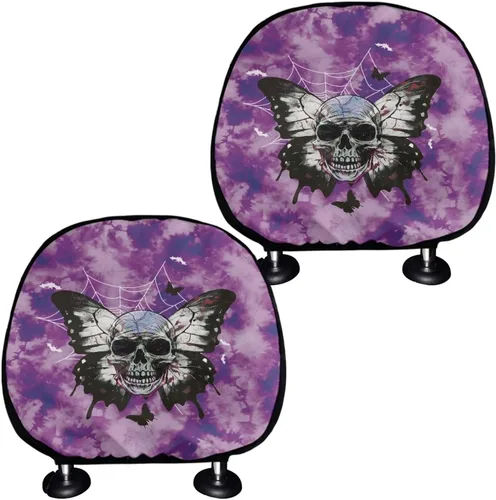 Miniatura 32 de Funda personalizada para reposacabezas de asiento de automóvil, regalos personalizables, transpirables, paquete de 2 fundas de cojín para asiento