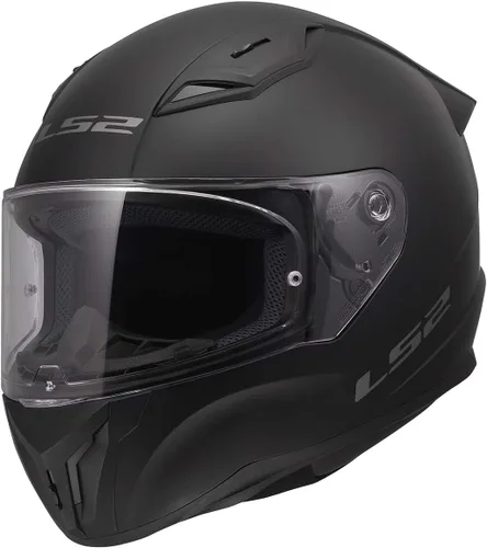 Miniatura 6 de LS2 Helmets Centric - Casco de motocicleta de cara completa (negro mate con escudo ahumado transparente y oscuro, talla XS)