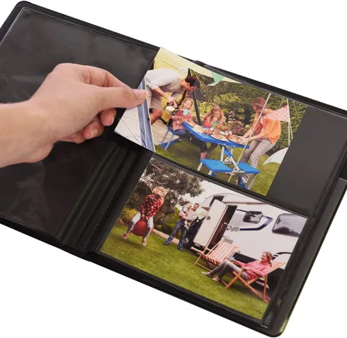Miniatura 3 de Zink Álbum de fotos Material de PVC resistente con capacidad para 72 fotos de 4 x 6 pulgadas Compatible con Kodak Dock y HP Sprocket Studio