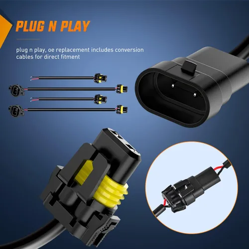 Miniatura 8 de Nilight Conjunto de Luces LED de Niebla de 4 Pulgadas Compatible con 2007 2008 2009 2010 2011 2012 2013 2014 2015 2016 2017 2018 Jeep Wrangler JK