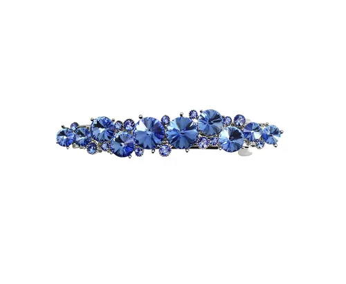 Miniatura 10 de Faship AB Premium Rhinestone Crystal Floral Pequeño Pasador De Pelo Clip