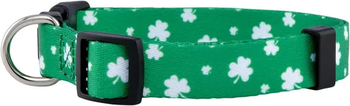 Miniatura 2 de Collar para perro de San Patricio de Native Pup - Collares para mascotas de trébol de San Patricio verde - San Patricio irlandés de la suerte - St.