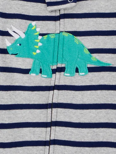 Miniatura 27 de Simple Joys by Carter's Pijama de algodón sin pies de ajuste cómodo para niños (3 unidades)