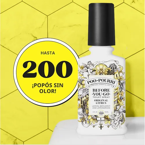 Miniatura 9 de Poo-Pourri - Spray para inodoro antes de ir, aroma cítrico original, 4 onzas líquidas