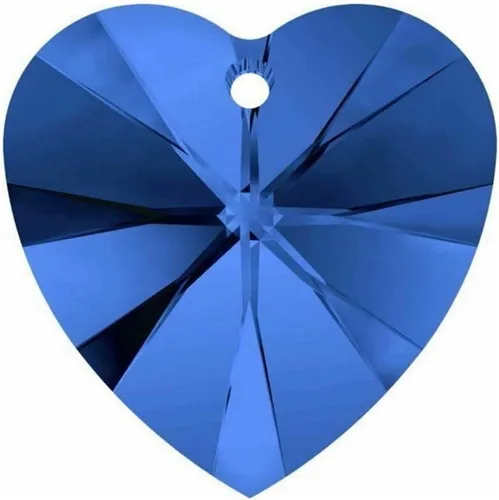 Miniatura 12 de 20 cuentas colgantes de cristal de corazón de amor de San Valentín de 0.394 pulgadas (0.394 in), cuentas sueltas de diamantes de abril transparentes