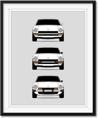 Miniatura 9 de Custom Car Posters Póster hecho a mano compatible con Datsun 240Z 260Z 280Z, generaciones e impresión de Datsun S30/Nissan S30 (Nissan Fairlady Z)