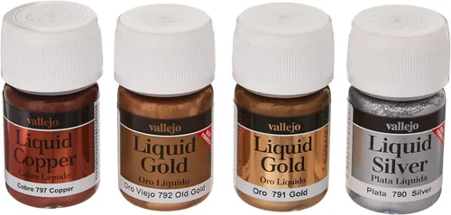 Miniatura 10 de Vallejo - Metal Líquido Plata 35 ml. (1.18 fl.oz.)