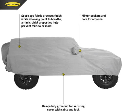 Miniatura 2 de Smittybilt 845 Cubierta completa 2018-2019 Jeep JL 4 puertas