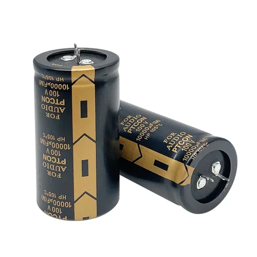 Miniatura 8 de 2 piezas 50 V 10000 uF Capacitor electrolítico Snap-in 30x50 mm (1,18x1,96 pulg) Filtro de amplificador de potencia Capacitor electrolítico de audio