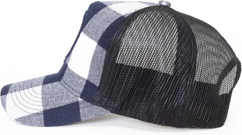 Miniatura 60 de Urban Effort Gorra trasera de malla, para hombres y mujeres, gorra de béisbol de 5 paneles, gran cierre a presión para caza y senderismo