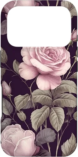 Miniatura 29 de Funda rosa botánica para iPhone 13 Floral Vintage Pattern with cute pink purple