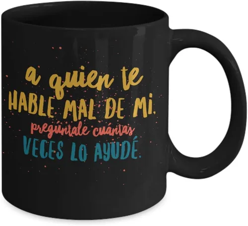 Miniatura 2 de Taza de Cafe Quien Vaso, taza café divertidas, tazas personalizadas, taza de café inspiradoras, taza con mensajes positivos., 11onza