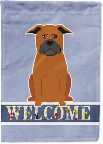 Miniatura 183 de Caroline's Treasures BB5622GF Airedale - Bandera de bienvenida para jardín, bandera decorativa para patio, exteriores, patio, parterres