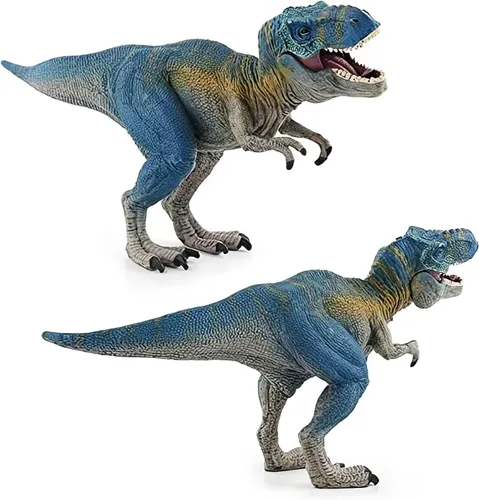 Miniatura 5 de Juguete realista de Tiranosaurio Rex – Figura de acción de dinosaurio grande de 11 pulgadas con mandíbula móvil, juguetes de dinosaurio