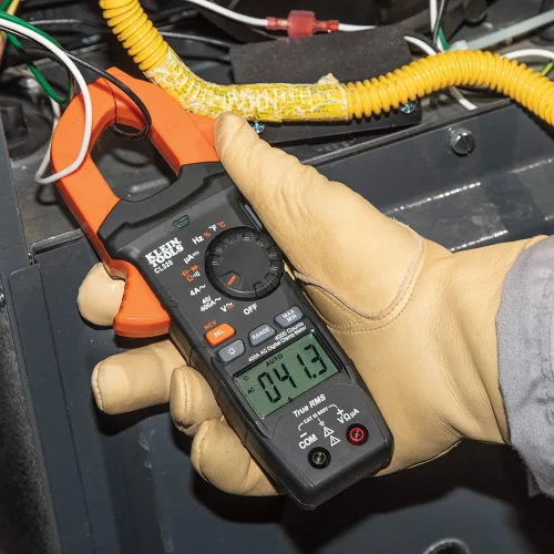 Miniatura 4 de Klein Tools CL320 - Medidor de pinza digital de HVAC, rango automático de 400 amperios CA, voltaje AC/DC, TRMS, microamperios de CC, resistencia