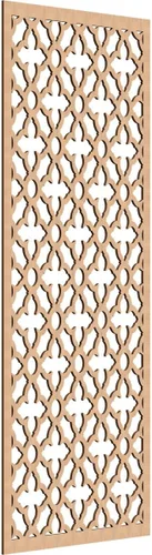 Miniatura 64 de Madison Paneles de pared decorativos de madera con calado, 9 3/8 pulgadas de ancho x 24 3/8 pulgadas de alto x 3/8 de alto, roble rojo rojo (Red Oak)