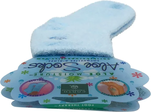 Miniatura 3 de Earth Therapeutics Calcetines de aloe azul 1 par
