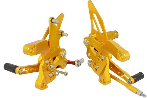 Miniatura 7 de ARASHI - Reposapiés ajustables para conductor de motocicleta, reposapiés, pedales, soporte de palanca de cambios para KAWASAKI Z 900 Z900 ZR900 2017