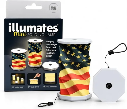 Miniatura 17 de Origami - Lámpara de escritorio LED plegable expandible – USB recargable y portátil – Luz de control táctil regulable con altura ajustable de hasta