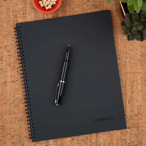 Miniatura 2 de Cambridge Cuaderno de negocios limitado, papel con rayas legales, 8-1/4 x 11 pulgadas, 80 hojas, cubierta flexible suave al tacto, encuadernado