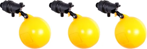 Miniatura 9 de Rojo Flotador Válvula, 3/4", Negro/Amarillo (1)