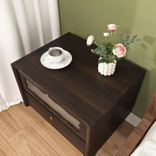 Miniatura 4 de Wallercity Deed - Papel de contacto de grano de madera marrón para encimeras, papel tapiz de madera para despegar y pegar para baño, cocina, vinilo